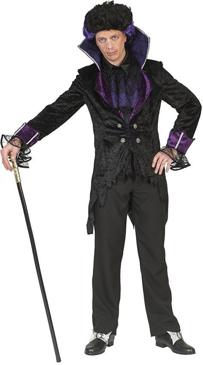 Vampier & Dracula Kostuum | Vampier Hapnek Transsylvanie | Man | Maat 48-50 | Halloween | Verkleedkleding